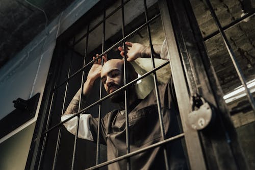 A Prisoner inside His Cell
