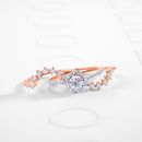 Gold and Silver Diamond Ring