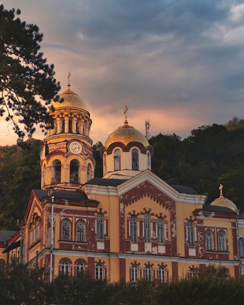 New Athos Monastery During Sunrise