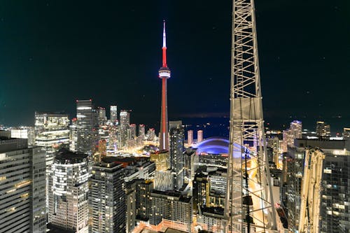 Gratis lagerfoto af bygning, bylandskab, cn tower