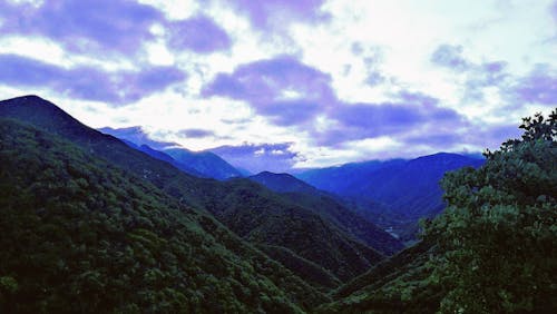 Dağların Panoramik Fotoğrafı