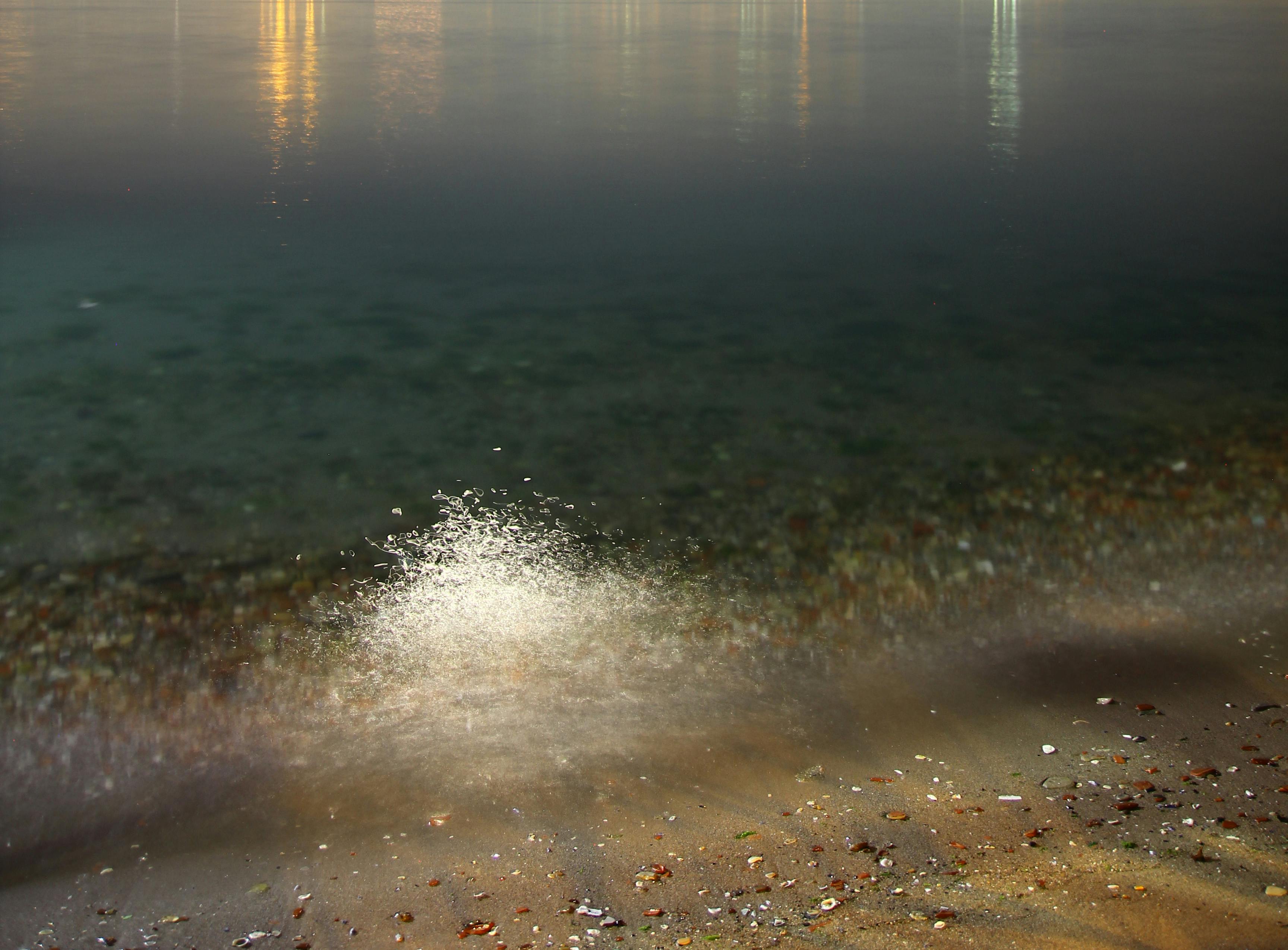 Free stock photo of long exposure, night lights, sea