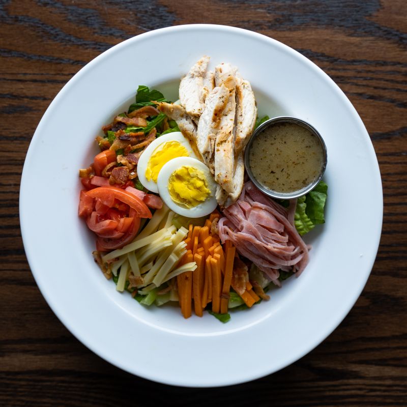 Cobb-Style Salad with Hard-Boiled Eggs and Buttermilk Ranch