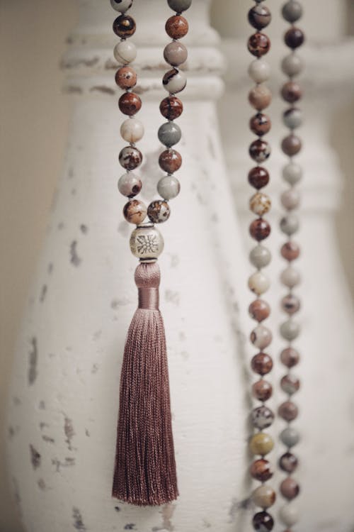 A Mala Beads Close-Up Photo
