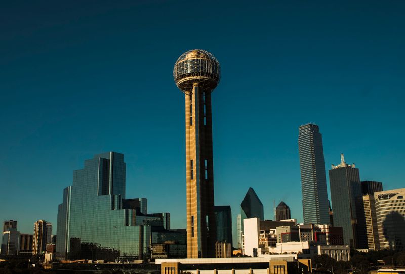 Downtown Dallas with Reunion Tower