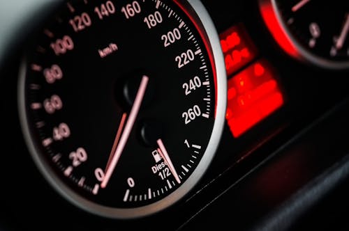 Free Speedometer Gauge Reading at Zero Stock Photo