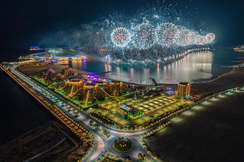 Fireworks Display at Night