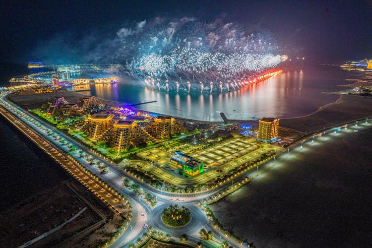 New Year Fireworks Show In Ras Al Khaimah