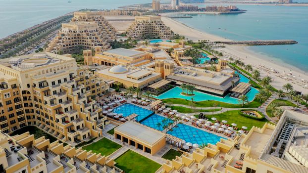 An Aerial Shot of the Rixos Bab Al Bahr in Ras Al Khaimah
