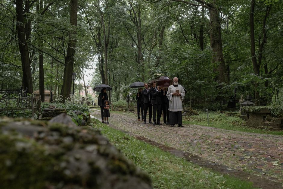 Russian Strike on Funeral