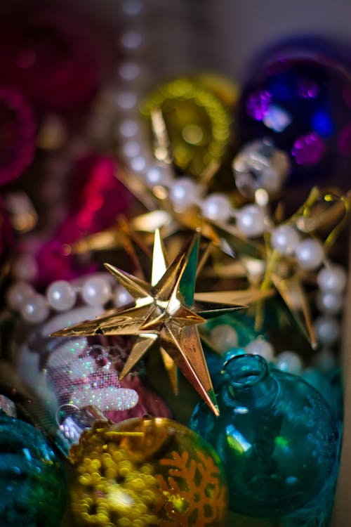 Free stock photo of baubles, christmas atmosphere, christmas background Stock Photo