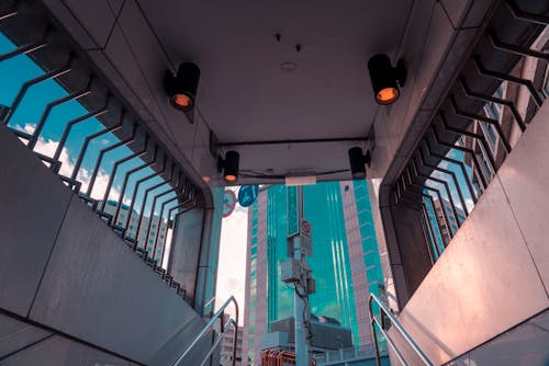 Stairs from Underground into City Center