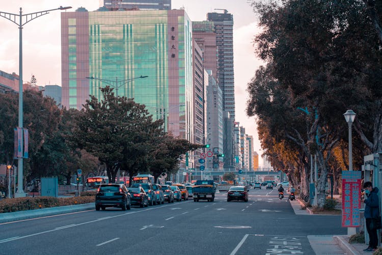 Cars On A City Street 