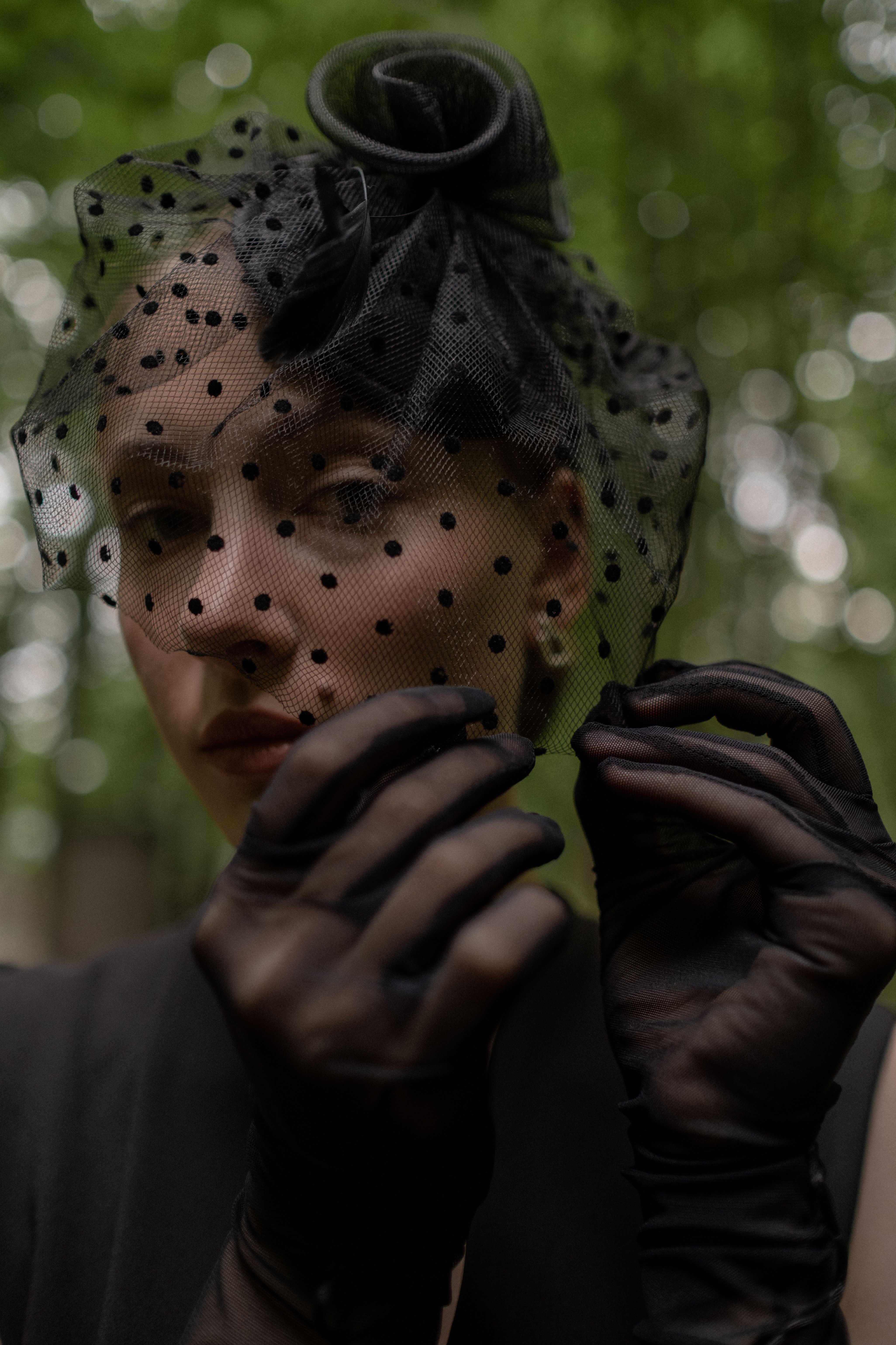 A Woman Wearing Black Veil · Free Stock Photo
