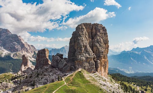 Rock Formations in Mountains