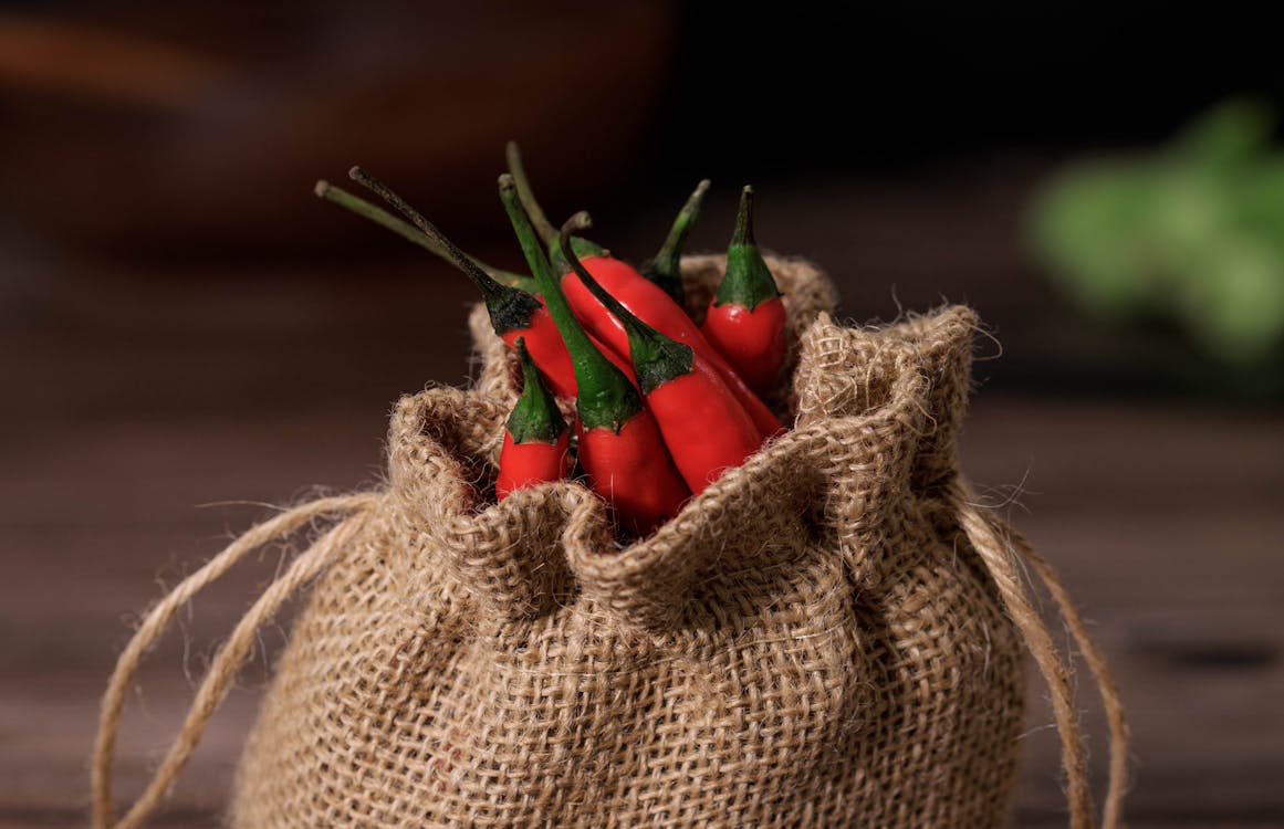 Close-Up Shot of Red Chilli Peppers
