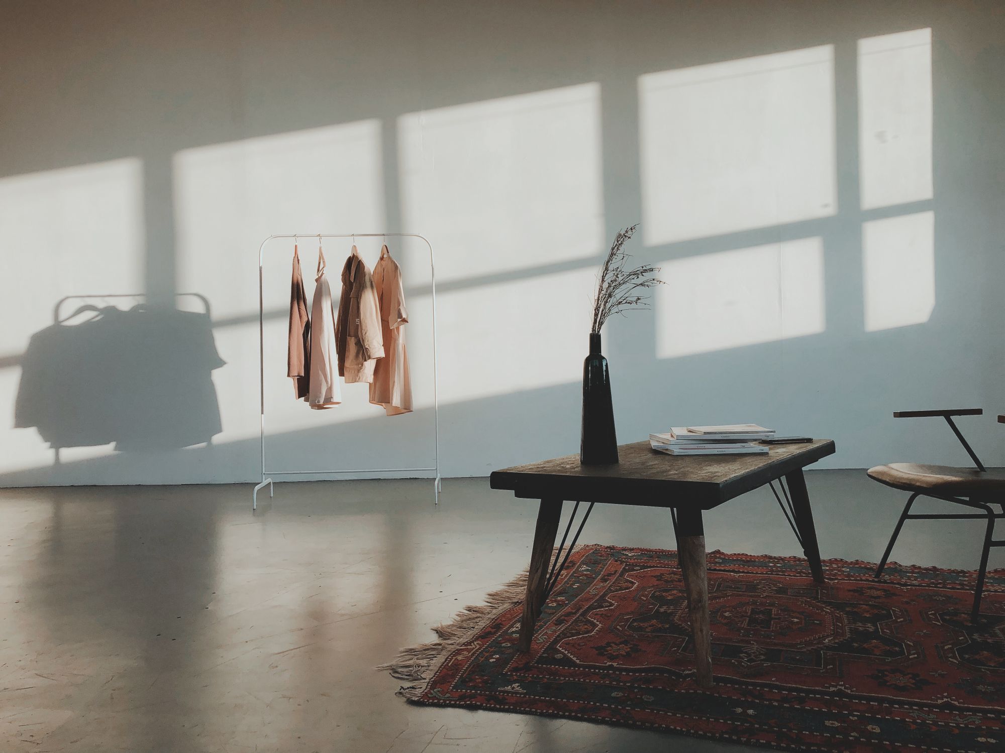 Room Interior Illuminated by Sunlight Coming Through Window · Free ...