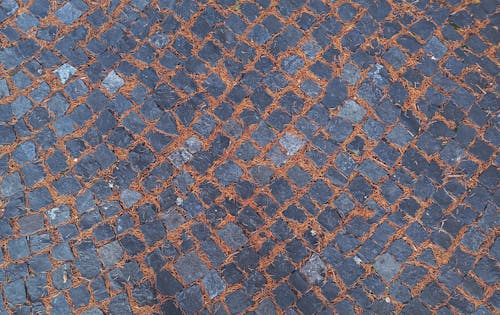 Free stock photo of black, cobblestones, footway