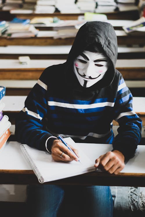 Kostenloses Stock Foto zu 4k wallpaper, anonym, anonyme maske