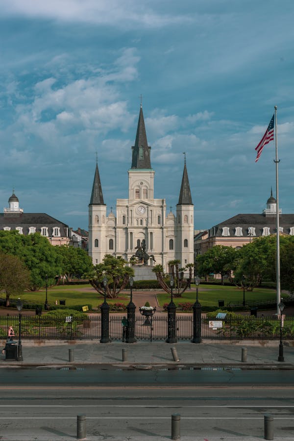 The St Louis Cathedral in Louisiana