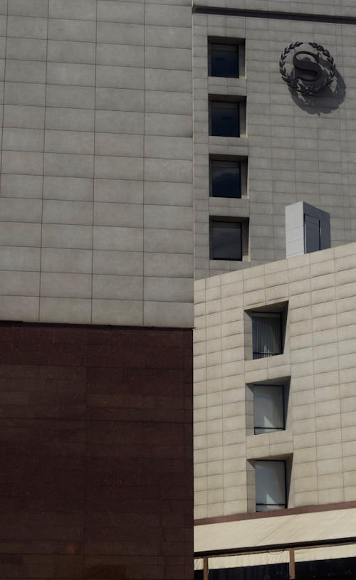 Closeup Photo of a Gray Building Facade