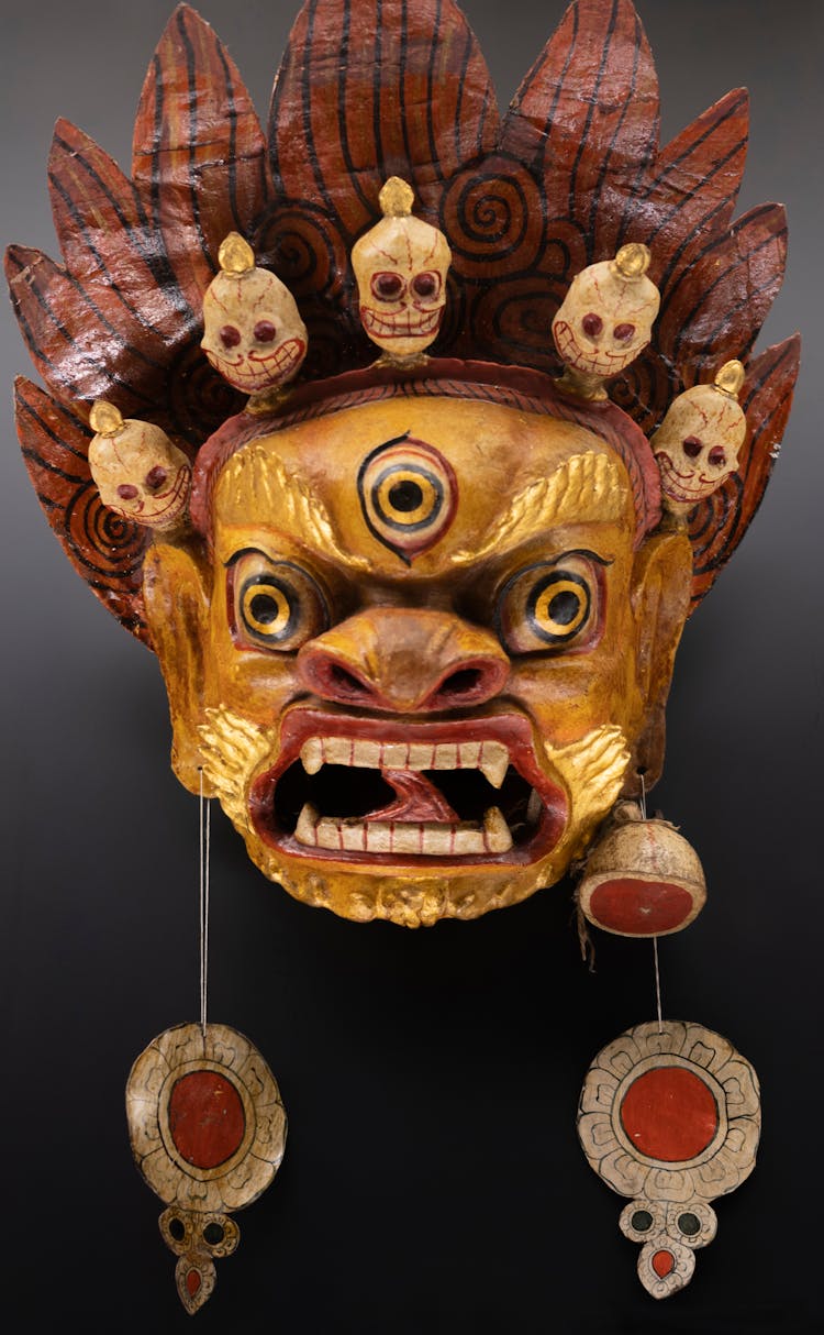 Mask Collection In A Chinese Museum 