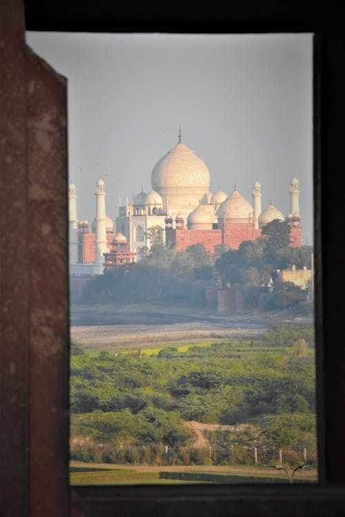 The Taj Mahal from a Distance