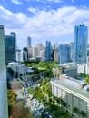Roads and Tall Buildings in a City