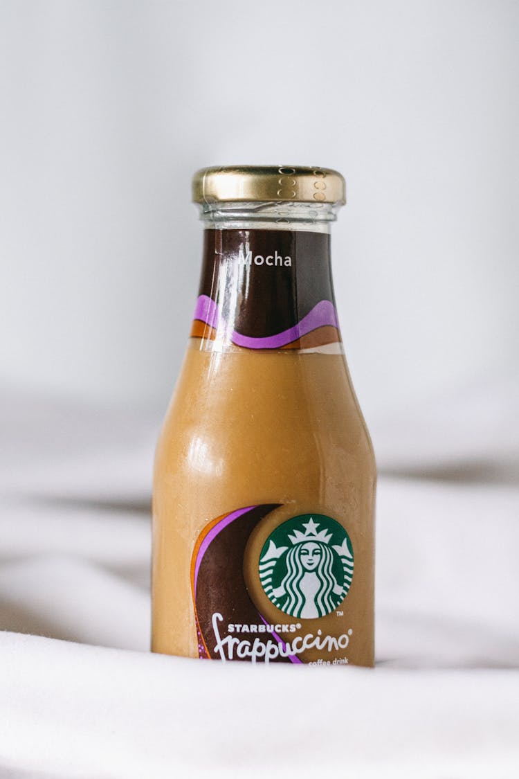 A Bottle Of Starbucks Mocha Frappuccino