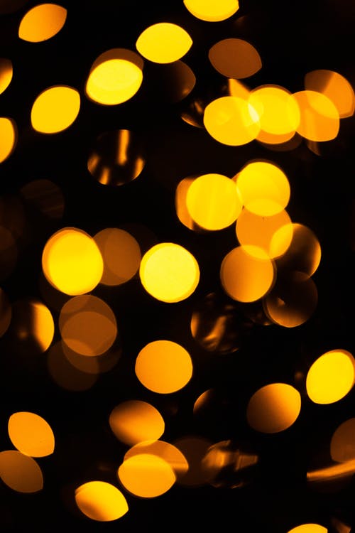 Gratis stockfoto met blurry, gele lichten, kerstlampen