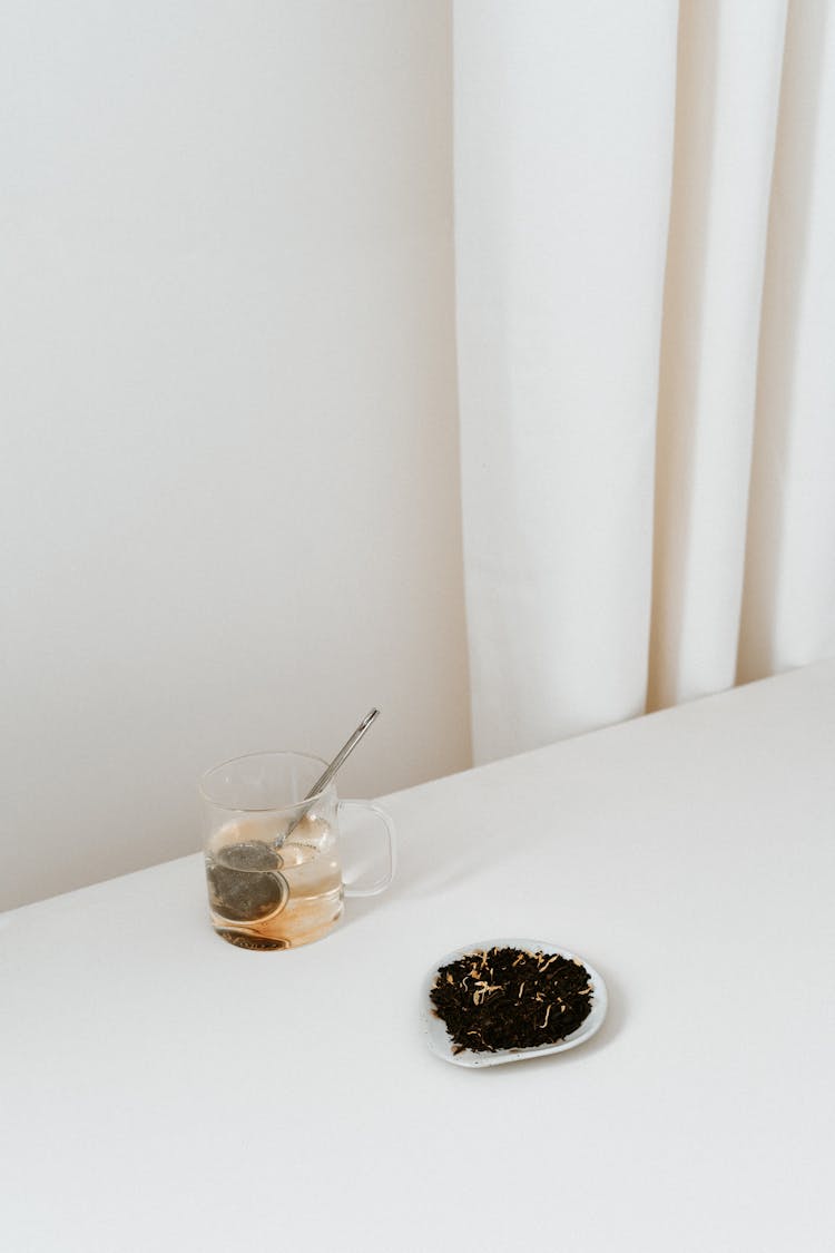 Mug With Brewing Tea