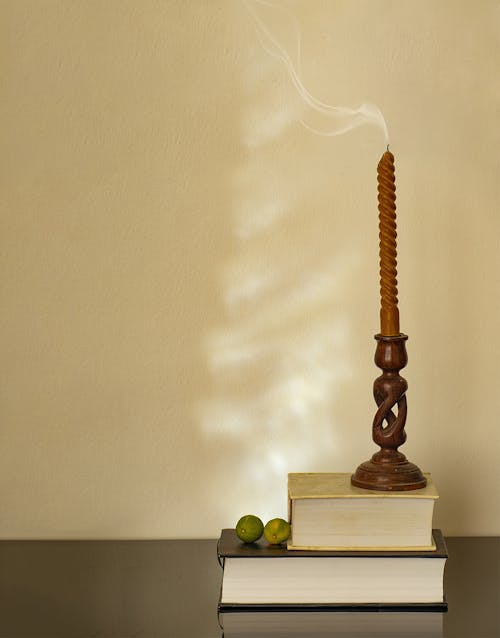 Smoke from a Brown Candle