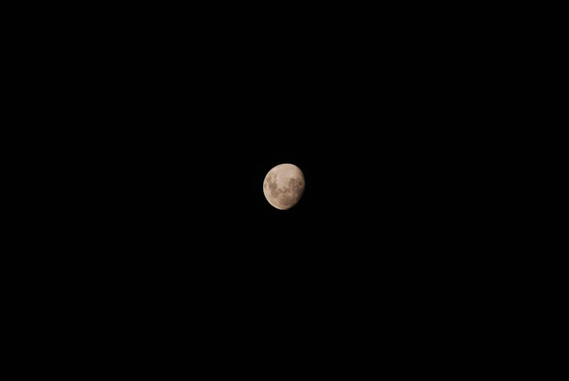 Photography of Moon at Night
