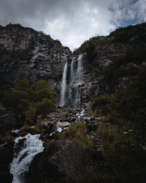 Waterfalls in the Middle of the Forest