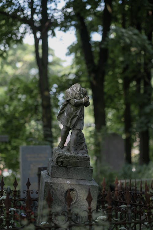 Statue on a Cemetery 
