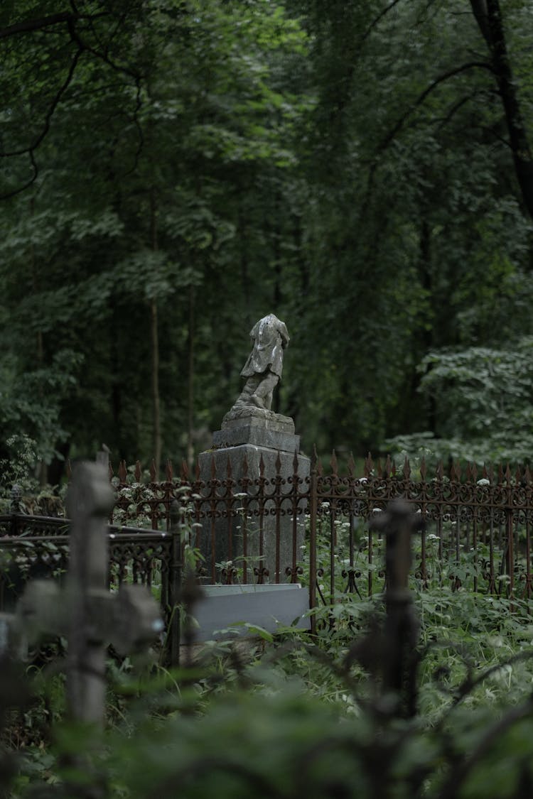 A Grave At A Cemetery