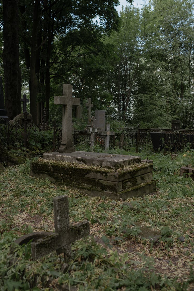 Grave In A Cemetery