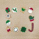 Overhead Shot of a Variety of Festive Cookies