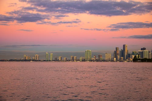 Drone Shot of Miami, Florida