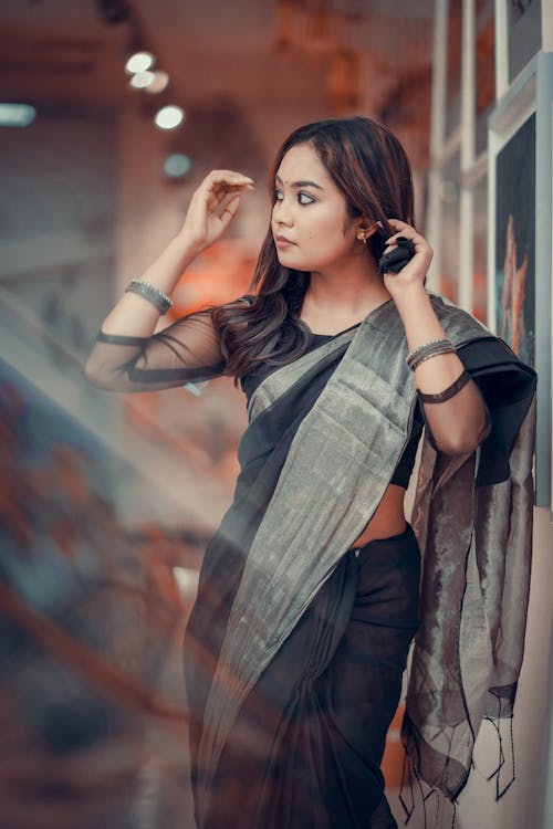 A Woman in a Sari
