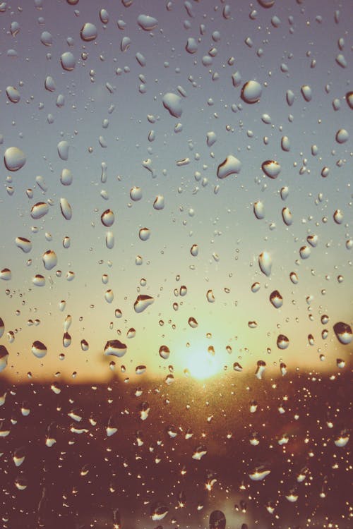 Free stock photo of drop, glass, raindrops