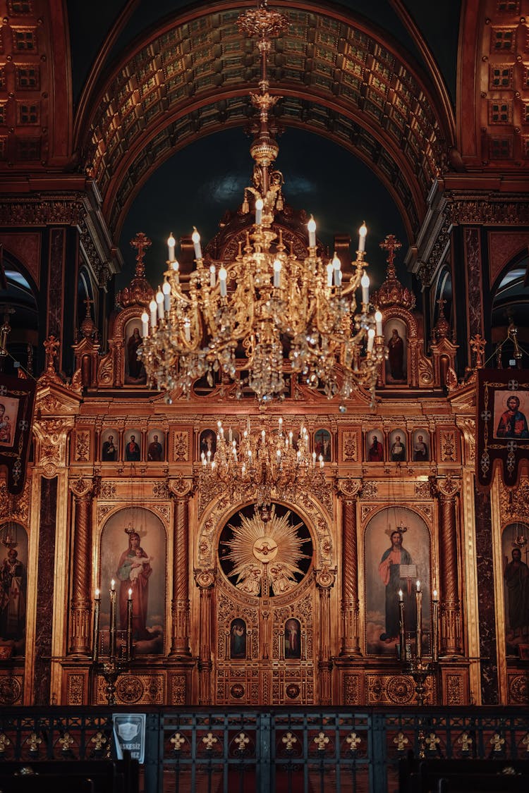 The Iconostasis Of The Bulgarian St. Stephen Church