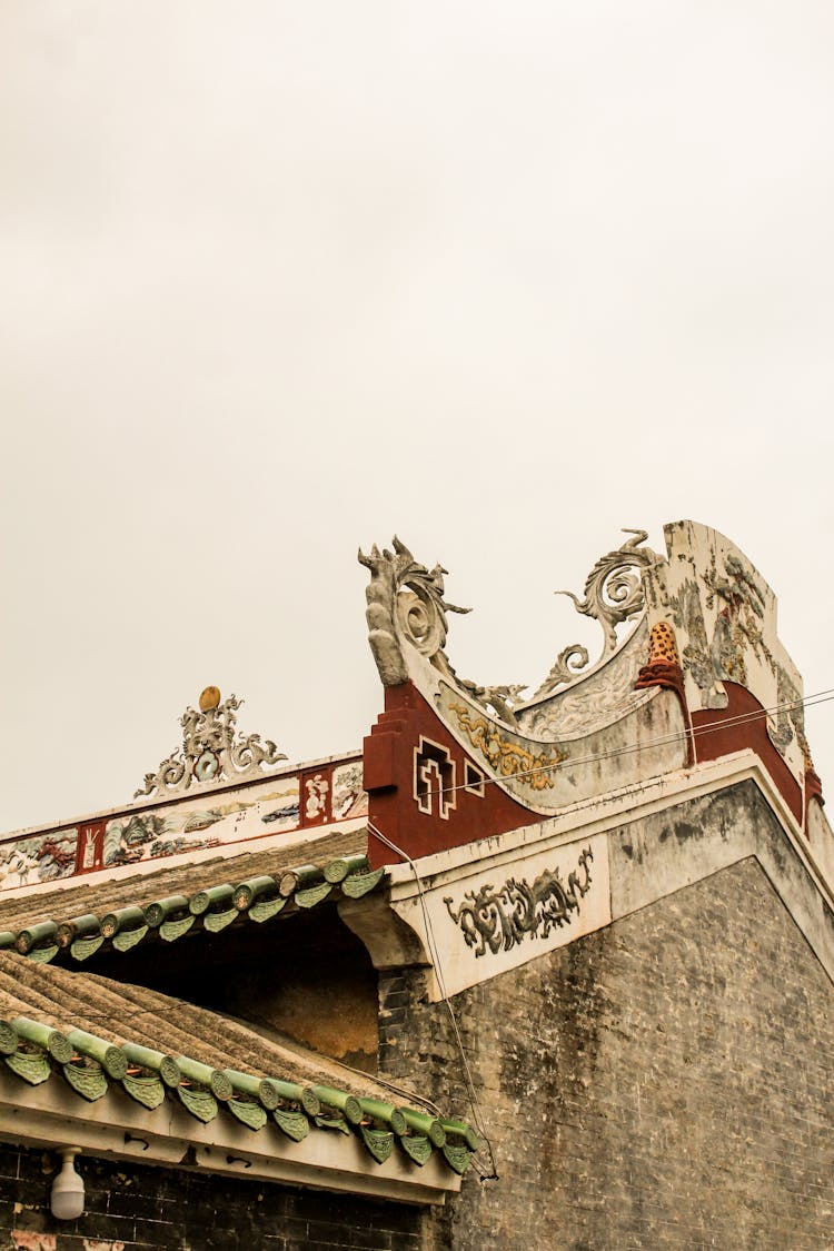 Red And White Concrete Building