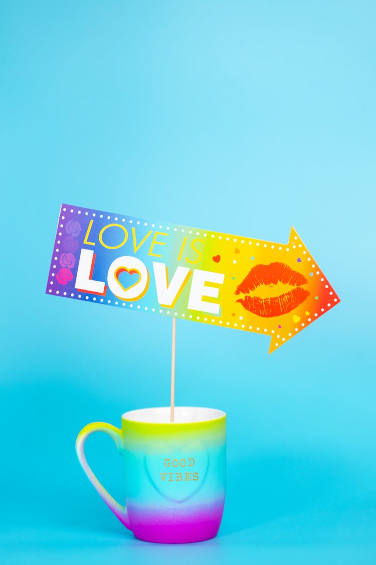 Mug With Rainbow Sign