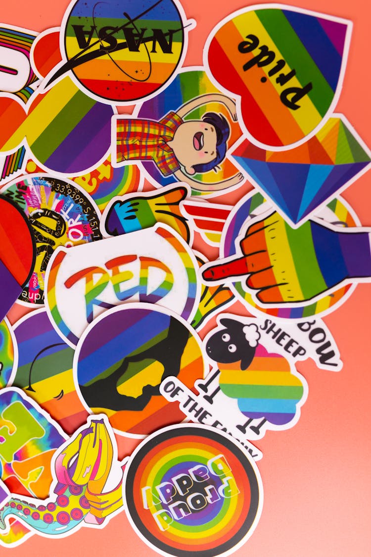 Colorful Rainbow Stickers