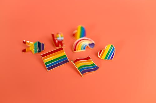 Foto profissional grátis de arte e artesanato, bandeira do arco-íris, consumismo