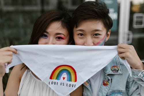 Immagine gratuita di arcobaleno, avvicinamento, bandana