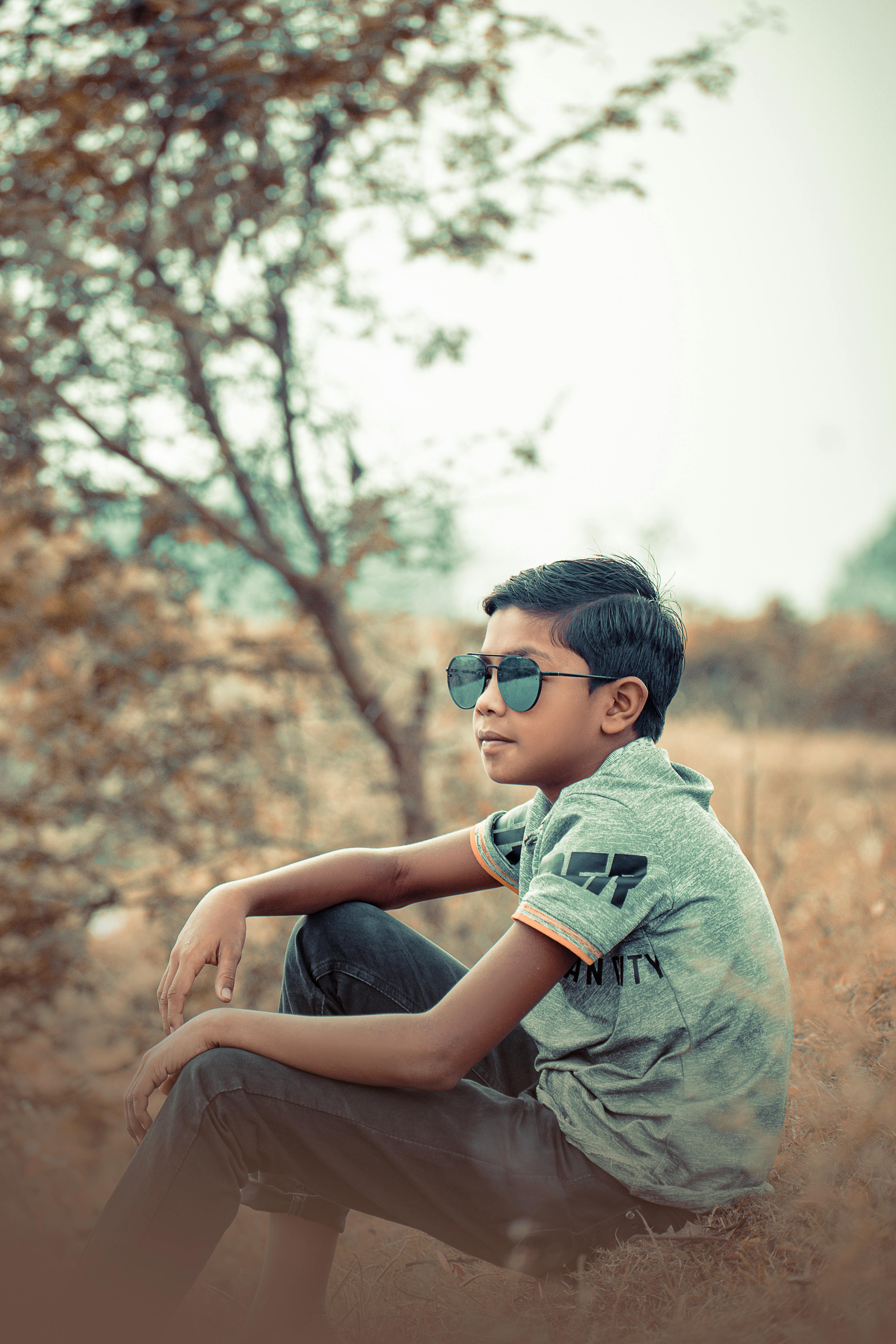 boy Posing near River side - PixaHive