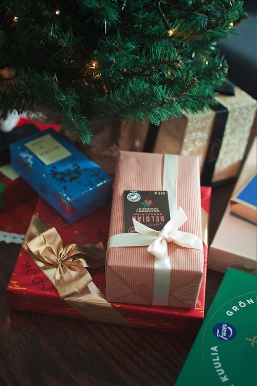 Presents under a Christmas Tree