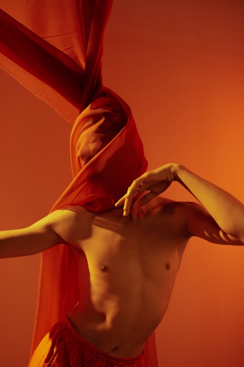人, 半裸, 垂直拍攝 的 免費圖庫相片